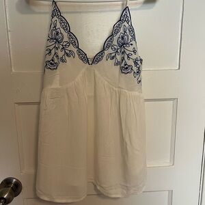 Super cute embroider tank!